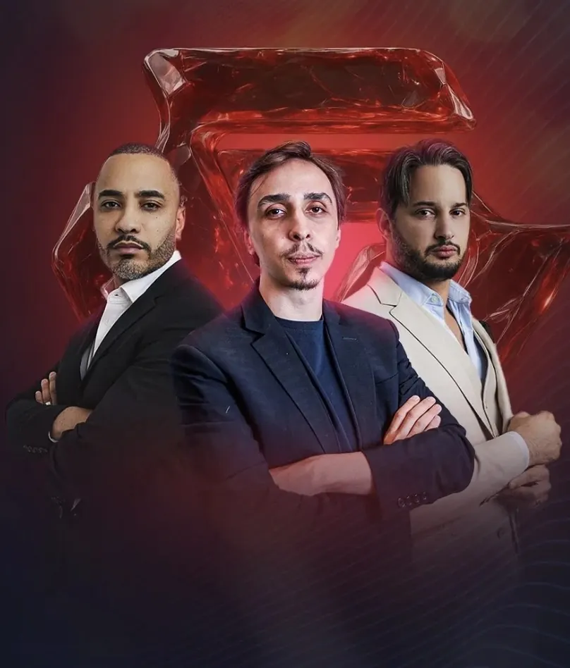 Vinícius de Sá, Yuri Barbosa e Matheus Matuta, fundadores Full Sales System